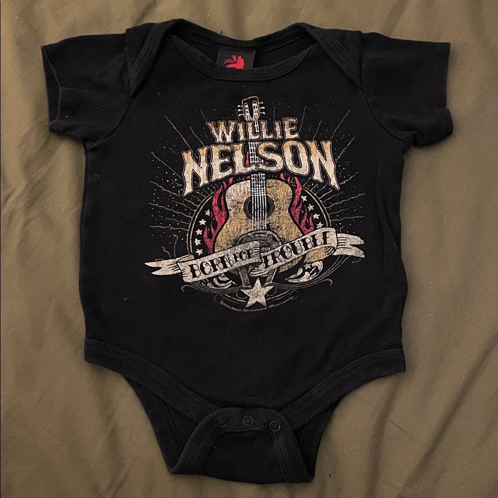 Willie Nelson Baby Onesie